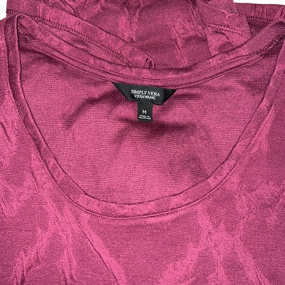 Simply Vera Vera Wang Tops - Vera Wang maroon knit top medium